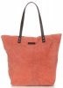 Bőr táska shopper bag Vittoria Gotti piszkos rózsaszín V915